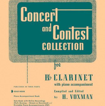 Voxman, ed. - Concert and Contest Collection for Bb Clarinet - Clarinet Collection Online Hot Sale