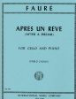 Faure - Apres un Reve - Cello and Piano Online Hot Sale