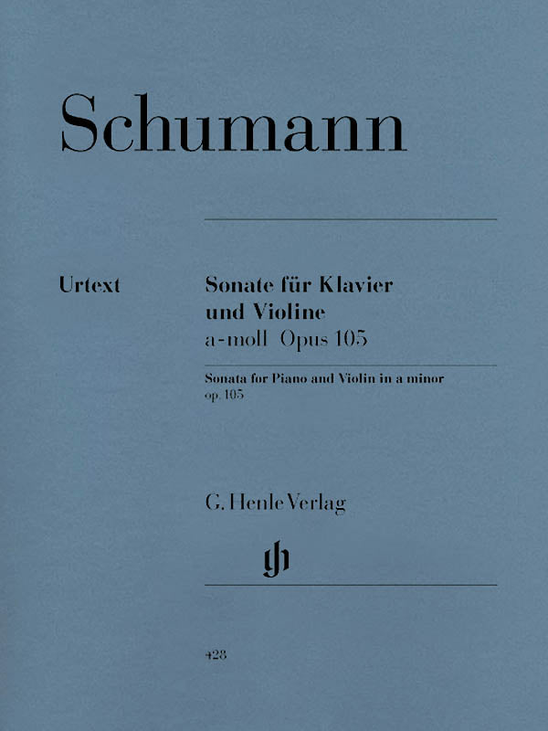 Schumann, ed. Haug-Freienst – Sonata for Piano and Violin in A Minor, Op. 105 – Violin and Piano Hot on Sale