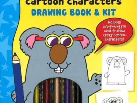 Crazy, Zany Cartoon Characters Drawing Book And Kit Sale